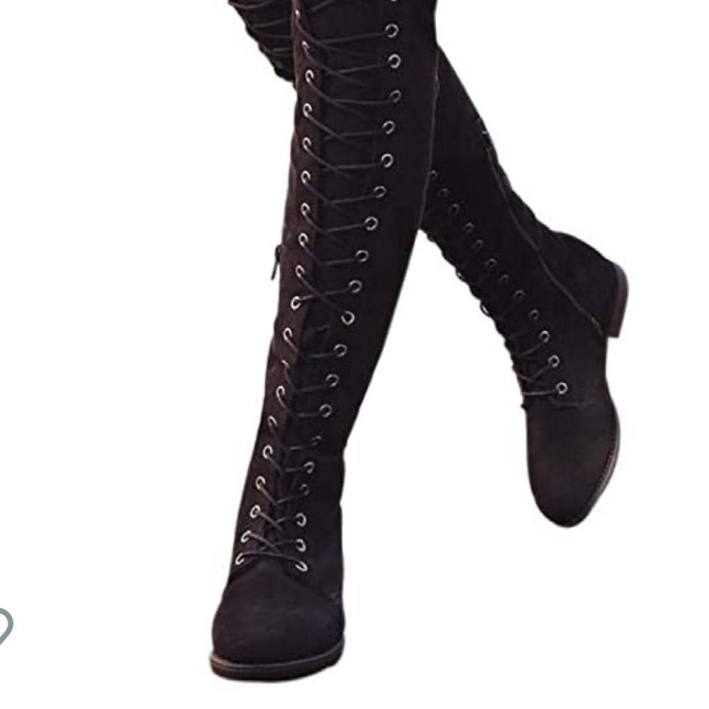 Over the knee high boots